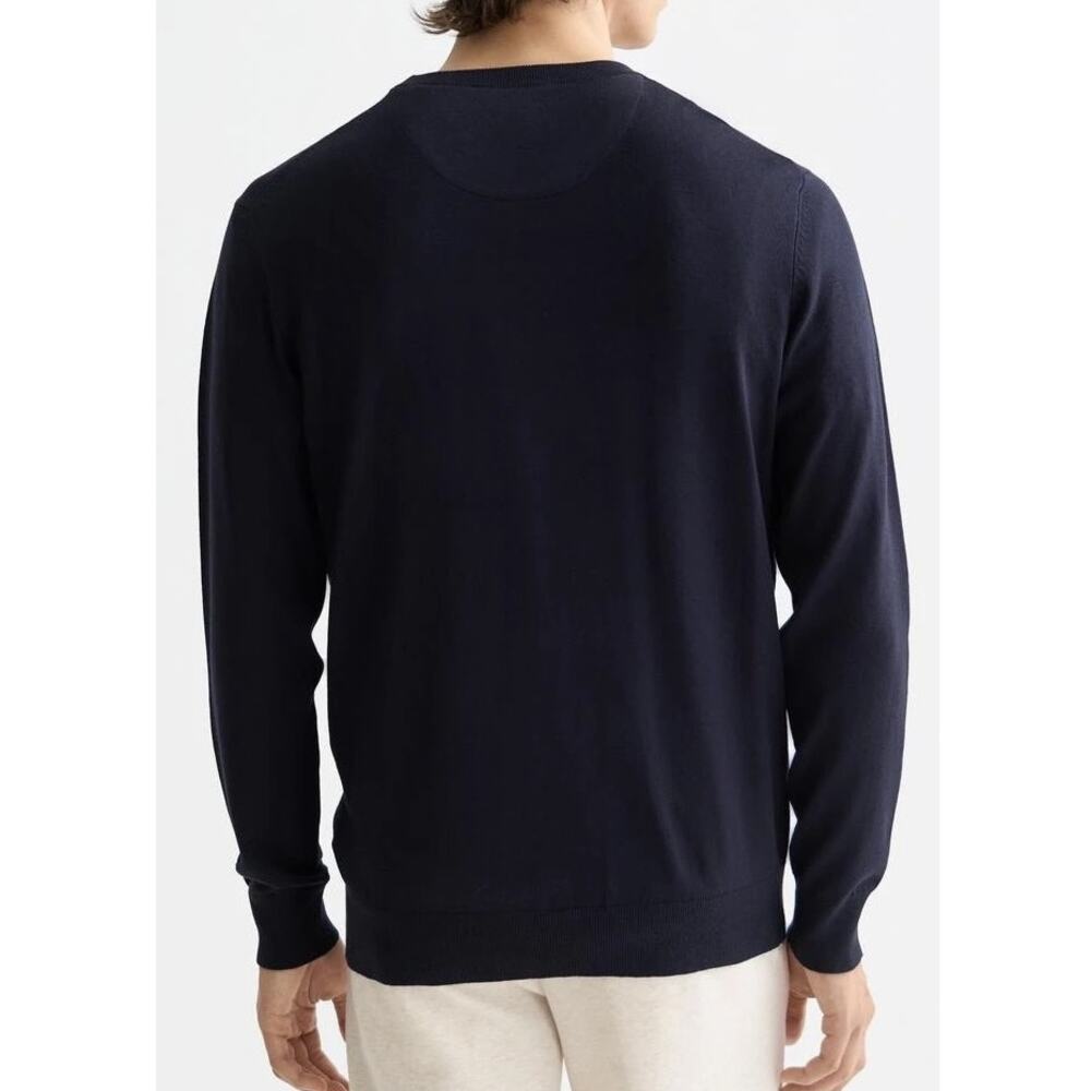 Scotch & Soda Amsterdam Core Crewneck Pullover Sweater Mens Size XL Night Blue - Picture 2 of 12